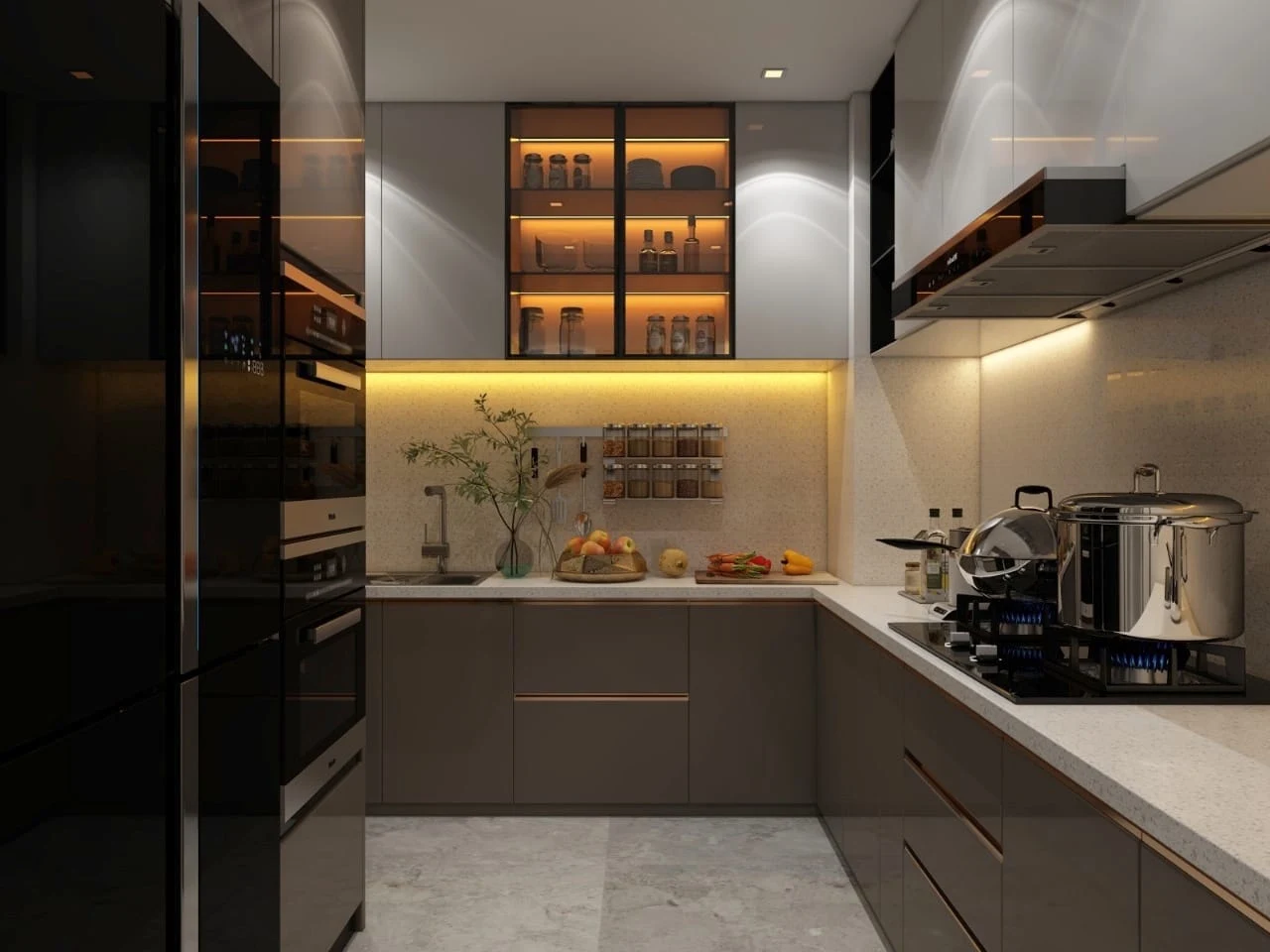 Modular Kitchen design by Debanshu Interior Decoration